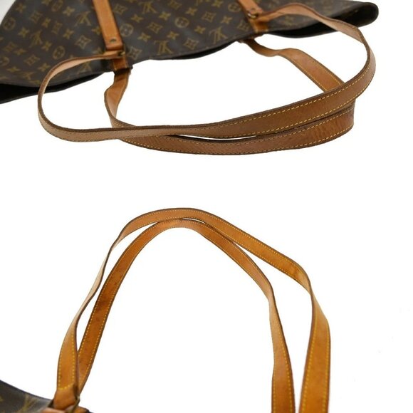 LOUIS VUITTON Sac Shopping GM Shoulder Tote Bag Monogram Leather - Picture 8 of 16